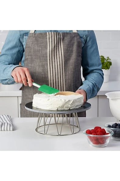 IKEA Spatula 25 Cm Silikon Kauçuk Yeşil Beyaz - 3