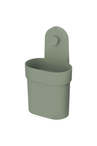 IKEA ÖBONÄS gri-yeşil 10 cm vantuzlu kutu