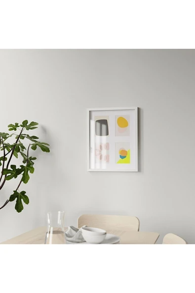 IKEA RÖDALM beyaz çerçeve , beyaz, 40x50 cm