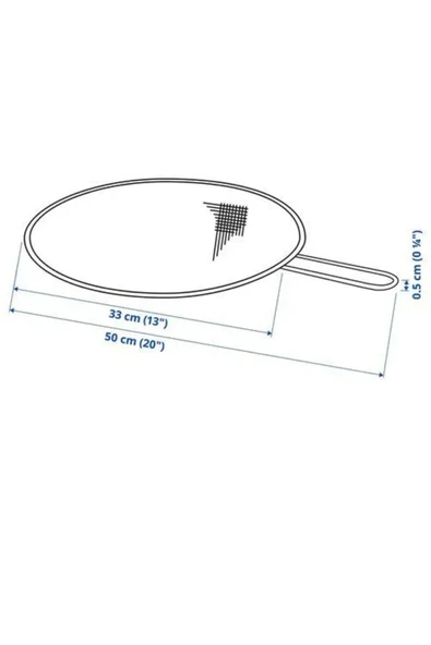 IKEA Premium Ürün Dayanıklı Kaliteli Üretim Pratik Kullanımı Kolay Paslanmaz Çelik Yağ Sıçratmaz - 4