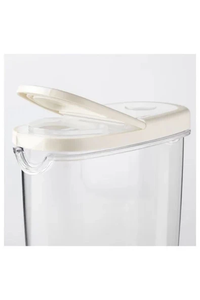 IKEA Premium Ürün Kaliteli Üretim Dayanıklı Kullanışlı Pratik Kullanım 8x18 Cm Erzak Saklama Kabı - 2