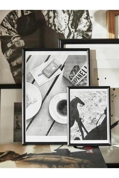 IKEA Yllevad Resim Çerçevesi A5 Siyah 18x13 Cm - 4