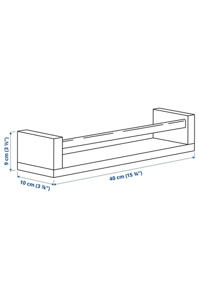 IKEA Bekvam Baharat Rafı Titrek Kavak 20487175 Ahşap Paketli Kolay Kurulum - 5