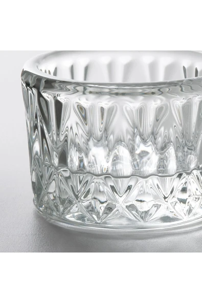 IKEA 3 Adet Reçellik Kahve Yanı Sunumluk Sosluk Cam Çap: 5 cm  Yükseklik: 3.5 cm - 2