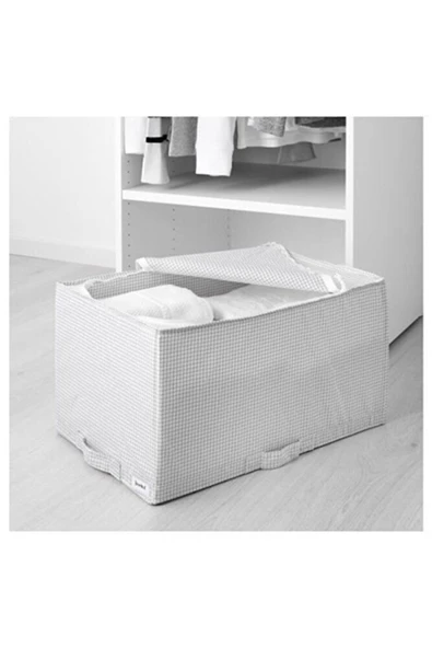 IKEA Stuk Dolap Içi Düzenleyici Kutu Beyaz - Gri ( 34x51x28 Cm ) - 2