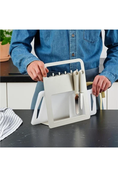 IKEA Legıtım 2'li Beyaz Kesme Tahtası 70556703 - 4