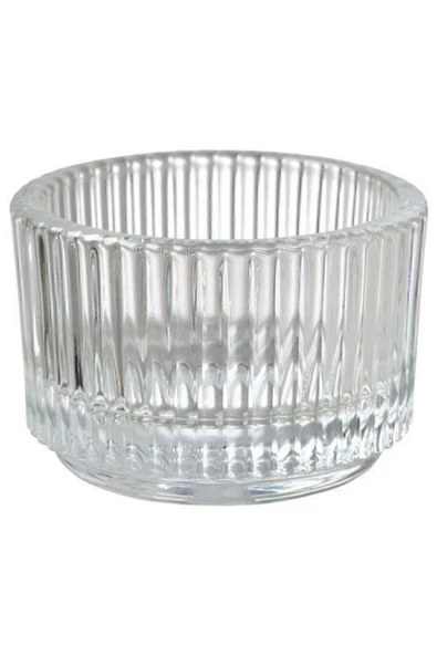 IKEA Finsmak Fener Mumluk Saydam Cam, 3 Adet - 3