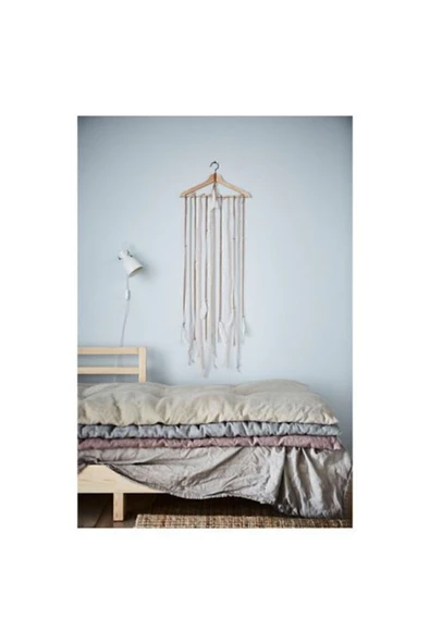 IKEA 8 Adet Giysi Askısı, Natürel Meridyendukkan Masif Ağaç 8 Li Giysi Askılığı-askı 43cm -14 Mm - 4