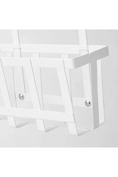 IKEA PÅLYCKE asılabilir dolap düzenleyici, beyaz, 20x7,5x36 - 4