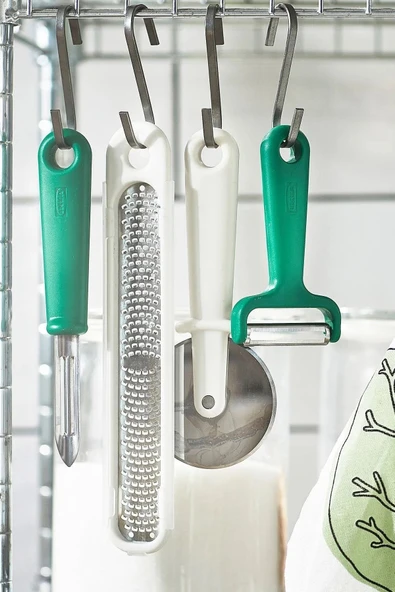 IKEA Uppfylld Serisi, Hamur & Pizza Kesici, Yatay Soyacak, Dik Soyacak, 3 Parça - 2