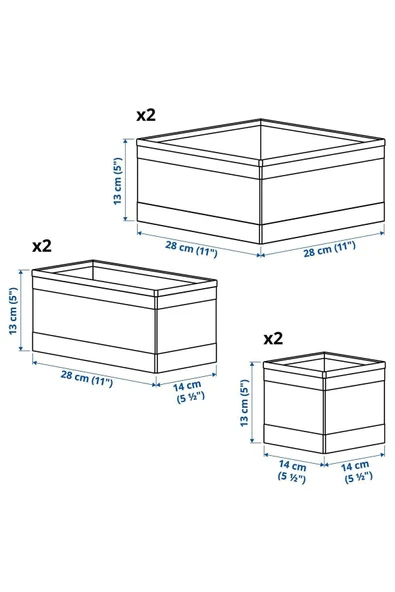 IKEA Skubb Düzenleyici Kutu Seti - 4