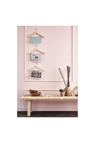 IKEA 8 Adet Giysi Askısı, Natürel Meridyendukkan Masif Ağaç 8 Li Giysi Askılığı-askı 43cm -14 Mm - 5