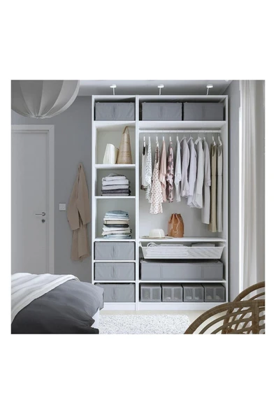 IKEA Skubb Hurç Koyu Gri 43x53x19 Cm 60591052 - 4