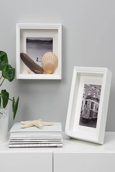 IKEA Vastanhed Çerçeve, Beyaz 20x25 Cm Yapay Çiçek Için Dekoratif - 2