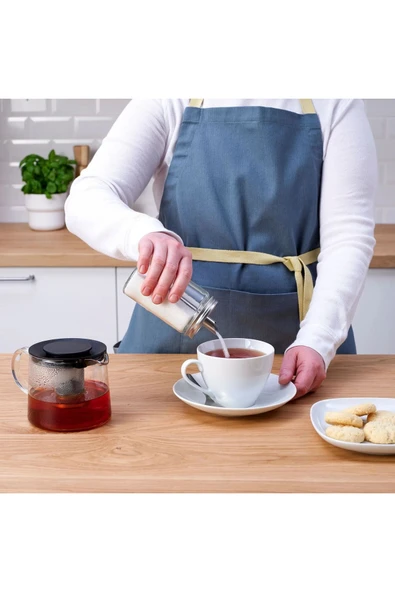 IKEA Şekerlik Hacim: 35 cl Cam Kapak Boru:Paslanmaz çelik - 2