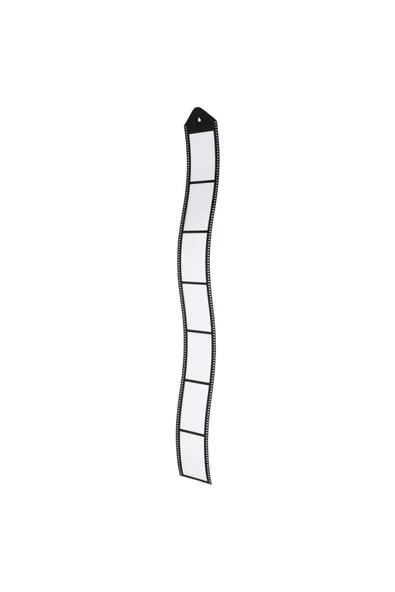 IKEA Drops 113 cm Siyah Film Şeridi 7 Bölmeli 10x15 cm Kolaj Fotoğraf Resim Çerçevesi - 3