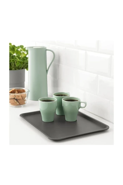 IKEA 1 Tillgang Tepsi - Gri Servis Tepsisi - 29x37 Cm -tıllgang-tepsi Plastik Gri 29 x 36 - 3