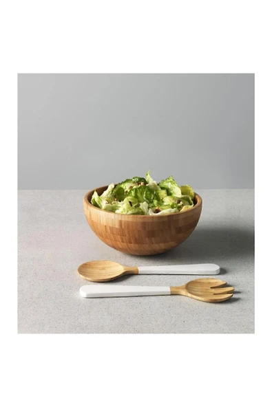 IKEA Matt Bambu Servis Kasesi - Bambu - 20 Cm Çap - 2