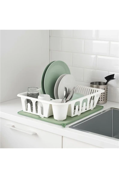IKEA Silikon Silikon Nysköljd Bulaşık Kurulama Örtüsü Yeşil 40451057 36 x 46 Yeşil 36 x 46 Yeşil - 7