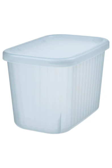 IKEA Rykta Kapaklı Saklama Kutusu 12x18x12 Cm/1.5 Lt - 1