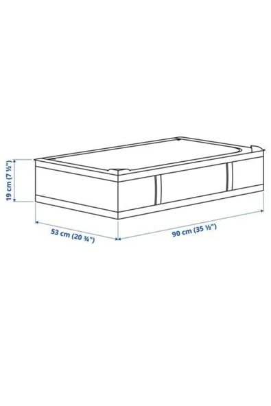 IKEA Havalandırma Özelliği 90x53x19 Cm Hurç - 6