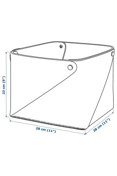 IKEA gri 28x28x23 cm kutu - 6