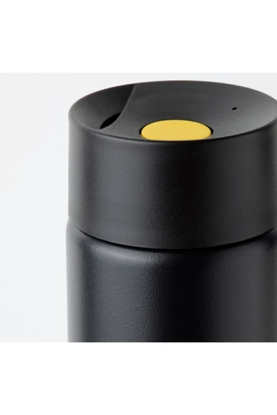 IKEA Undersöka Paslanmaz Çelik Termos, 0,4 Litre - Siyah - 2