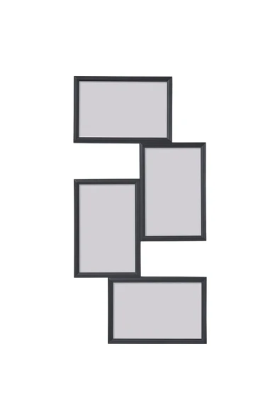 IKEA YLLEVAD Kolaj Çerçeve Siyah, 10,3x15,3 cm, 4 Fotoğraflık