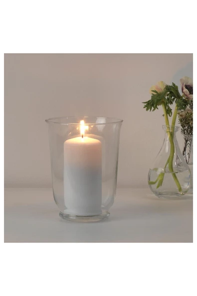 IKEA Vazo & Mumluk Çok Fonksiyonlu Cam 18 Cm - 7