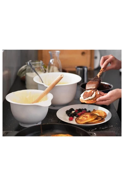 IKEA VISPAD karıştırma kabı, beyaz, 2,3 lt x 3,7 lt, 2 parça - 5