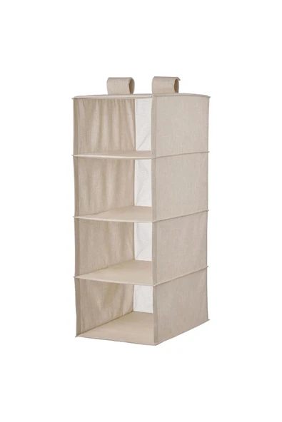 IKEA Bölmeli Düzenleyici, Bej Renk 36x45x92 cm MeridyenDukkan Açık Bölme