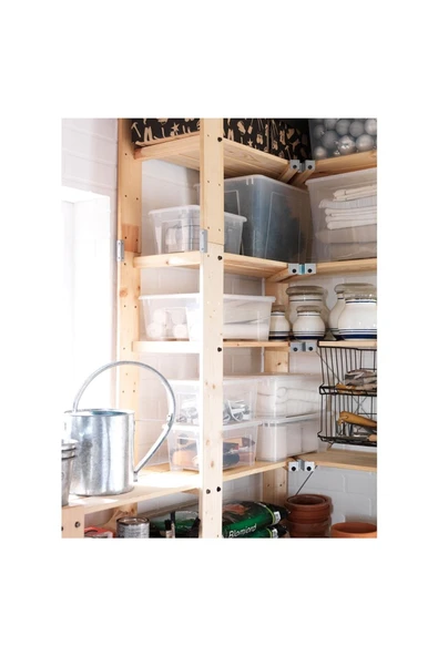 IKEA Samla Şeffaf Saklama Kabı 5 Lt 70102972 - 5