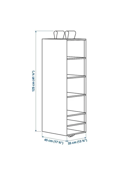 IKEA Skubb Bölmeli Düzenleyici, Koyu Gri - 5