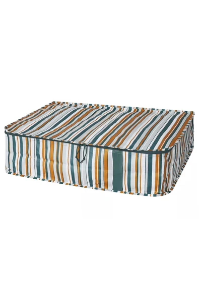 IKEA Sackkarra Çok Renkli 69x51x19 Cm Hurç Elbise Çarşaf Nevresim Giysi Saklama Kutusu Organizer - 2