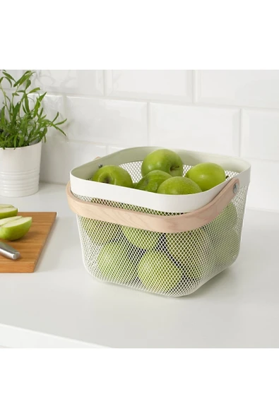 IKEA Rısatorp Beyaz 25x26x18 Cm Sepet - 2