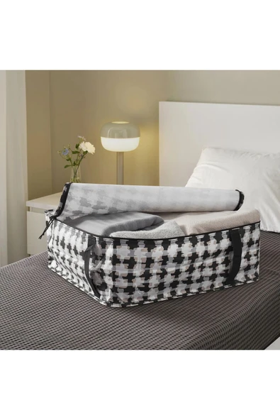 IKEA Hurç 55x49x19 Cm Nevresim Giysi Saklama Kutusu Düzenleme Su Geçirmez - 2
