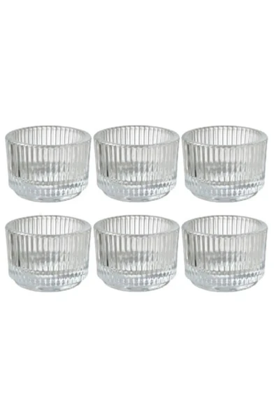 IKEA Cam Tealight Mumluk, Çap: 3.5 Cm, 6'lı Set