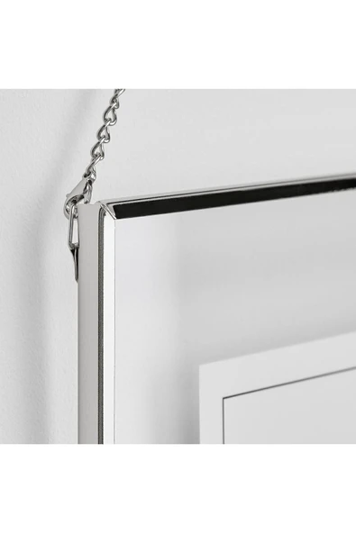 IKEA Gümüş Renk Metal Asılabilir Fotoğraf Çerçevesi 20X25 Cm İkea Ayaklı Çerçeve Fotoğraflık - 4