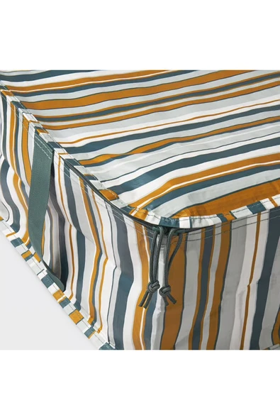 IKEA Sackkarra Çok Renkli 69x51x19 Cm Hurç Elbise Çarşaf Nevresim Giysi Saklama Kutusu Organizer - 3
