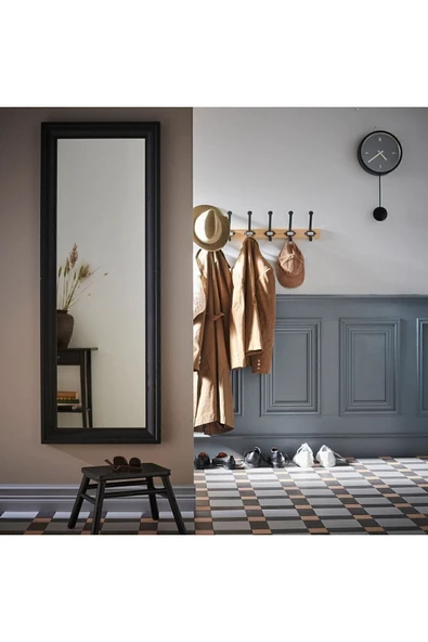 IKEA STURSK DUVAR SAATİ, SİYAH-ALTIN RENGİ, 26 cm - 2