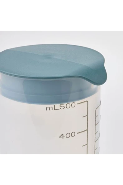 IKEA 3lü Set 2 Adet Paslanmaz Çelik Çırpıcı 1 Adet 500 Ml Plastik Ölçü Kabı Shaker - 4