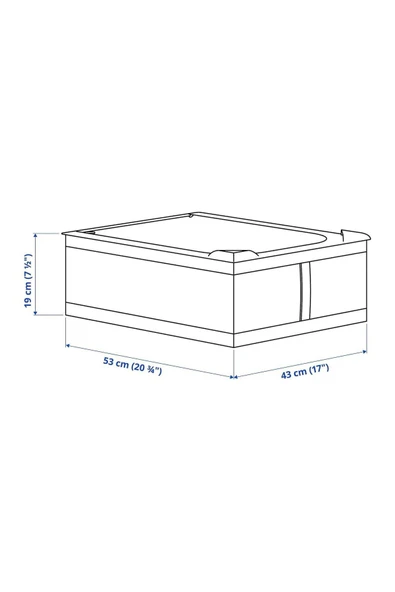 IKEA Skubb Hurç Koyu Gri 43x53x19 Cm 60591052 - 7