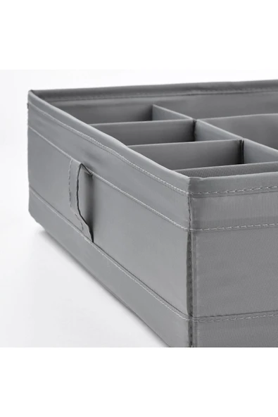 IKEA Skubb Bölmeli Kutu Koyu Gri 44x34x11 Cm 50400005 - 6