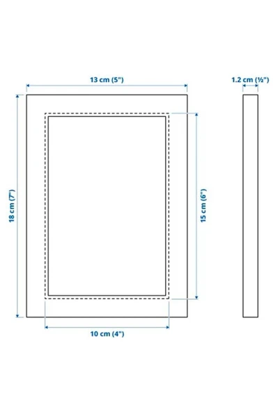 IKEA Fıskbo 10x15 Cm Fotoğraf Resim Çerçeve Siyah - Dekoratif - 6