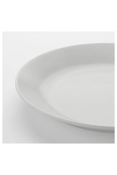 IKEA Oftast Sofra Tatlı Servis Tabağı Beyaz 19 Cm 1 Adet - 2