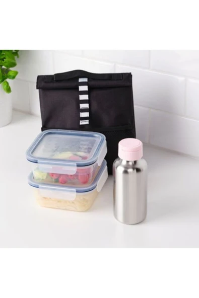 IKEA Su Matarası Ikea Suluk Paslanmaz Çelik-pembe 0,5lt Yükseklik: 17 Cm - 4