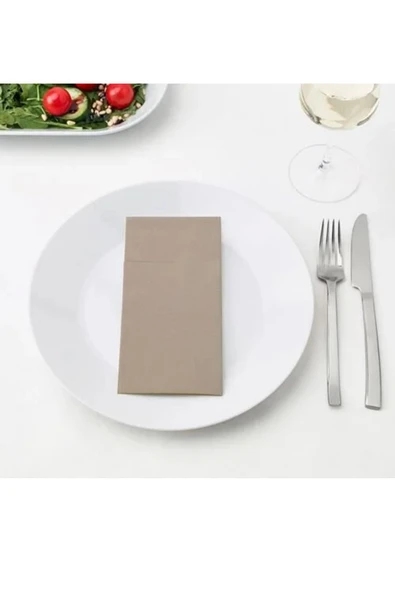 IKEA Premium Ürün Kaliteli Üretim Dayanıklı Kullanışlı Şık Tasarım Kullanımı Kolay 25 Adet Peçete MOTTAGA - 2