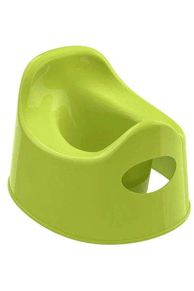 IKEA Çocuk Lazımlığı Yükseklik 18 Cm Pratik Kaymaz Lazımlık Yeşil Renk Plastik Adaptör - 4