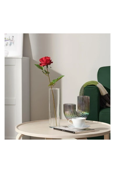 IKEA Smycka Yapay Çiçek Gül Kırmızı 52 Cm 40571795 - 2
