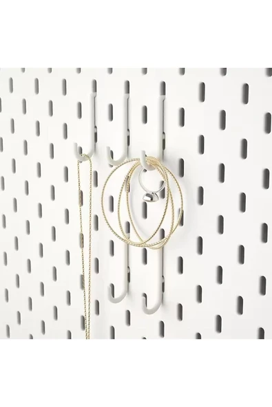 IKEA Skadıs 5 Adet 6 Cm Çok Amaçlı Pano Parçası Çelik Kanca Askı - 3